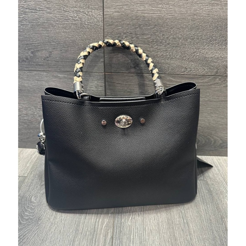 Crossi Shoulder or crossbody bag black strap B000394